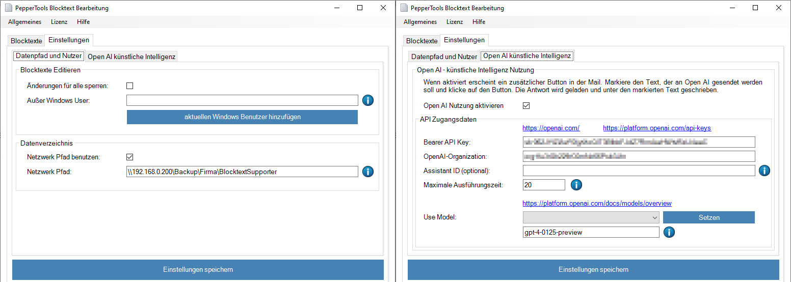Editeren von Blocktexten in MsOffice
